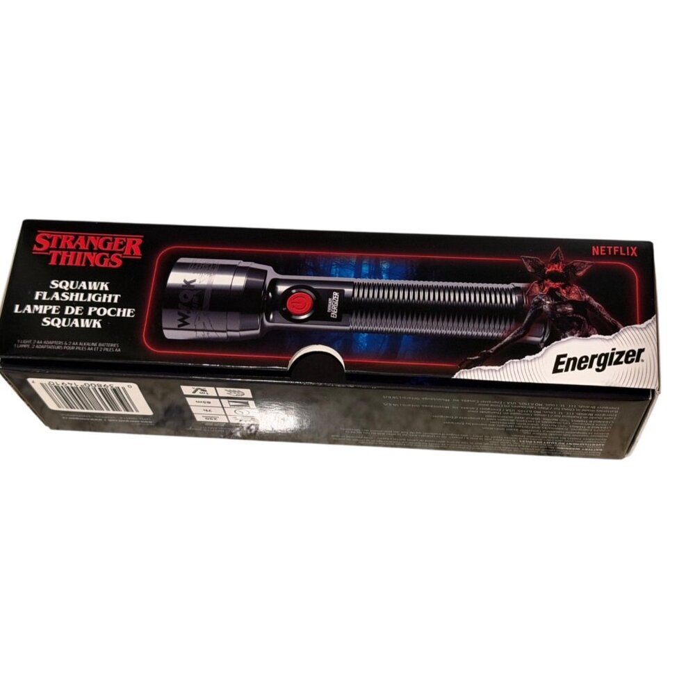 Energizer Stranger Things Squawk Flashlight LED UV Light Netflix Collectible - Picture 3 of 6